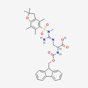 molecular formula C33H38N4O7S B1496343 Fmoc-Alg(Me,Pbf)-OH 