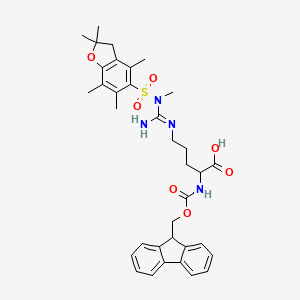 molecular formula C35H42N4O7S B1496346 Fmoc-D-Arg(Me,pbf)-OH 