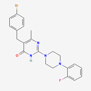 5-(4-bromobenzyl)-2-[4-(2-fluorophenyl)piperazin-1-yl]-6-methylpyrimidin-4(3H)-one