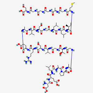 molecular formula C105H175F3N30O40S B1496356 H-Asp-Glu-Leu-Ala-Pro-Ala-Gly-Thr-Gly-Val-Ser-Arg-Glu-Ala-Val-Ser-Gly-Leu-Leu-Ile-Met-Gly-Ala-Gly-Gly-Gly-Ser-OH CAS No. 1233876-44-2