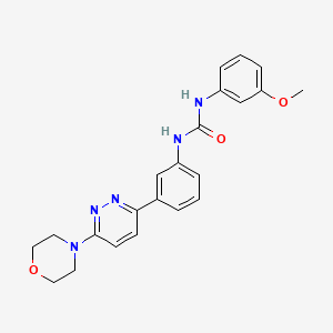 1-(3-Methoxyphenyl)-3-(3-(6-morpholinopyridazin-3-yl)phenyl)urea