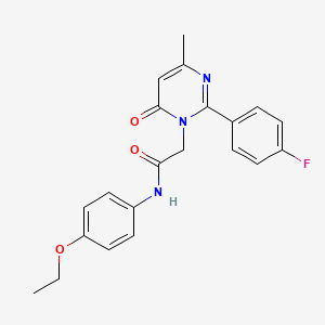 N-(4-ethoxyphenyl)-2-[2-(4-fluorophenyl)-4-methyl-6-oxopyrimidin-1(6H)-yl]acetamide