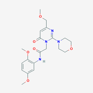 N-(2,5-dimethoxyphenyl)-2-[4-(methoxymethyl)-2-(morpholin-4-yl)-6-oxopyrimidin-1(6H)-yl]acetamide