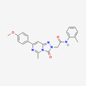 2-[7-(4-methoxyphenyl)-5-methyl-3-oxo[1,2,4]triazolo[4,3-c]pyrimidin-2(3H)-yl]-N-(2-methylphenyl)acetamide