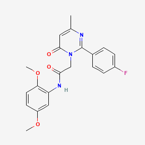 N-(2,5-dimethoxyphenyl)-2-[2-(4-fluorophenyl)-4-methyl-6-oxopyrimidin-1(6H)-yl]acetamide