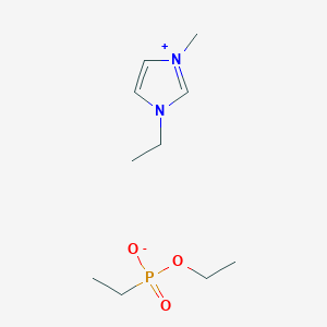 molecular formula C10H21N2O3P B1496382 1-Ethyl-3-methyl-1H-imidazolium ethyl ethylphosphonate CAS No. 663199-29-9