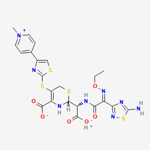 molecular formula C22H22N8O6S4 B1496385 Unii-H1L2dsy2CM CAS No. 1286218-70-9