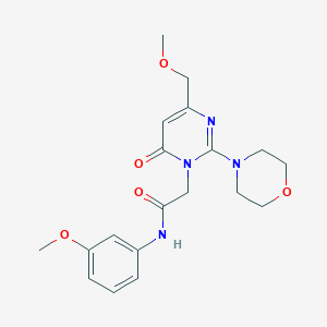 2-[4-(methoxymethyl)-2-(morpholin-4-yl)-6-oxopyrimidin-1(6H)-yl]-N-(3-methoxyphenyl)acetamide