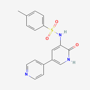 4-methyl-N-(6-oxo-1,6-dihydro-3,4'-bipyridin-5-yl)benzenesulfonamide