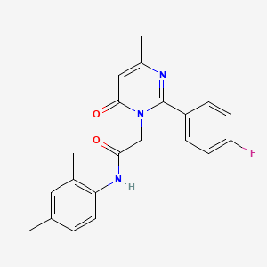 N-(2,4-dimethylphenyl)-2-[2-(4-fluorophenyl)-4-methyl-6-oxopyrimidin-1(6H)-yl]acetamide