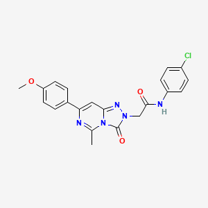 N-(4-chlorophenyl)-2-[7-(4-methoxyphenyl)-5-methyl-3-oxo[1,2,4]triazolo[4,3-c]pyrimidin-2(3H)-yl]acetamide