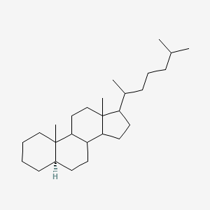 molecular formula C27H48 B14964104 17-(1,5-Dimethyl-hexyl)-10,13-dimethyl-hexadecahydro-cyclopenta(A)phenanthrene 