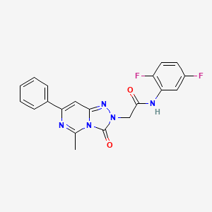 N-(2,5-difluorophenyl)-2-(5-methyl-3-oxo-7-phenyl[1,2,4]triazolo[4,3-c]pyrimidin-2(3H)-yl)acetamide