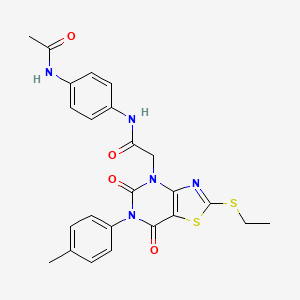 N-[4-(3-{[(2,4-dimethylphenyl)amino]sulfonyl}-4-methoxyphenyl)-3-methylisoxazol-5-yl]acetamide