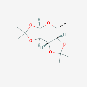 molecular formula C12H20O5 B149642 1,2,3,4-Di-O-isopropylidene-alpha-D-fucopyranose CAS No. 4026-27-1