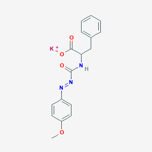 molecular formula C17H16KN3O4 B1496434 N-(4-Methoxyphenylazoformyl)-Phe-OH potassium salt 