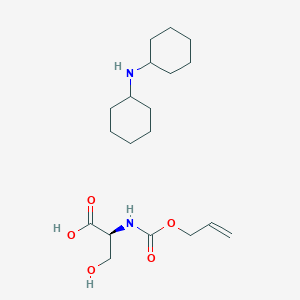 molecular formula C19H34N2O5 B1496440 Aloc-Ser-OH.DCHA 