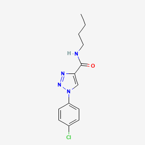 N-butyl-1-(4-chlorophenyl)-1H-1,2,3-triazole-4-carboxamide