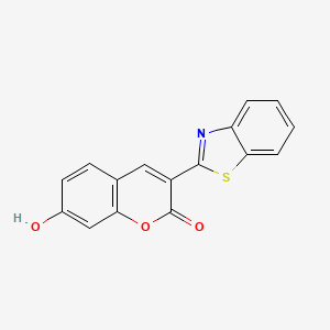 molecular formula C16H9NO3S B1496463 3-(1,3-苯并噻唑-2-基)-7-羟基-2H-色烯-2-酮 CAS No. 58851-99-3