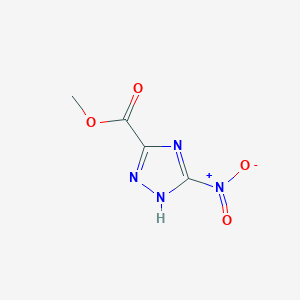 molecular formula C4H4N4O4 B1496472 methyl 3-nitro-1H-1,2,4-triazole-5-carboxylate CAS No. 21733-00-6