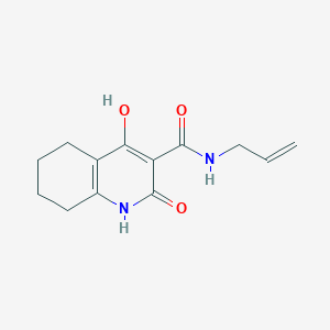 2,4-dihydroxy-N-(prop-2-en-1-yl)-5,6,7,8-tetrahydroquinoline-3-carboxamide