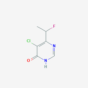 molecular formula C6H6ClFN2O B1496481 5-Chloro-6-(1-fluoroethyl)-4-pyrimidone CAS No. 227184-12-5
