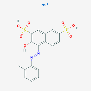 molecular formula C17H14N2NaO7S2+ B1496483 Acid red 24 CAS No. 5858-30-0