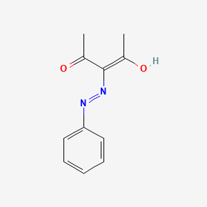 molecular formula C11H12N2O2 B1496487 3-苯基腙戊烷-2,4-二酮 CAS No. 6134-57-2