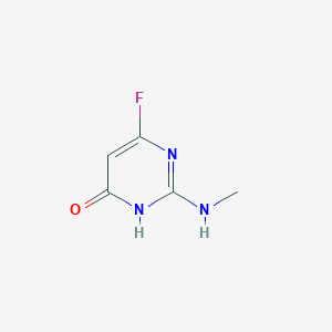 molecular formula C5H6FN3O B1496488 6-Fluoro-2-(methylamino)-4(1H)-pyrimidinone CAS No. 313961-68-1