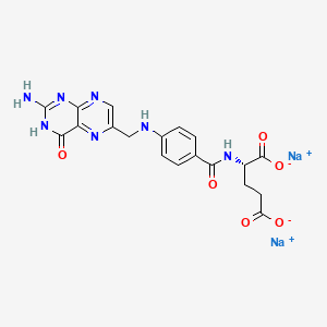molecular formula C19H17N7Na2O6 B1496492 Folate sodium CAS No. 29704-76-5