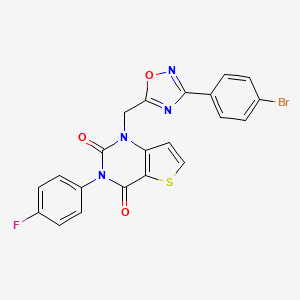 N-(3-methoxybenzyl)-6-methyl-4-piperidin-1-ylthieno[2,3-d]pyrimidine-5-carboxamide