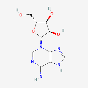 molecular formula C10H13N5O4 B1496496 (2R,3R,4S,5R)-2-(6-aminopurin-3-yl)-5-(hydroxymethyl)oxolane-3,4-diol CAS No. 2273-78-1