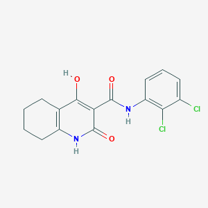 molecular formula C16H14Cl2N2O3 B14965036 N-(2,3-dichlorophenyl)-2,4-dihydroxy-5,6,7,8-tetrahydroquinoline-3-carboxamide 