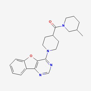 [1-([1]Benzofuro[3,2-d]pyrimidin-4-yl)piperidin-4-yl](3-methylpiperidin-1-yl)methanone