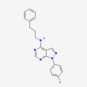 1-(4-fluorophenyl)-N-(3-phenylpropyl)-1H-pyrazolo[3,4-d]pyrimidin-4-amine