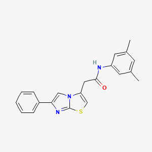 N-(3,5-dimethylphenyl)-2-(6-phenylimidazo[2,1-b]thiazol-3-yl)acetamide