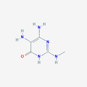 5,6-diamino-2-(methylamino)pyrimidin-4(3H)-one