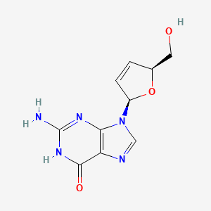 molecular formula C10H11N5O3 B1496509 2',3'-Didehydro-2',3'-dideoxyguanosine CAS No. 53766-80-6