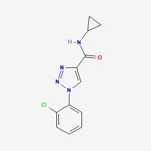 1-(2-chlorophenyl)-N-cyclopropyl-1H-1,2,3-triazole-4-carboxamide