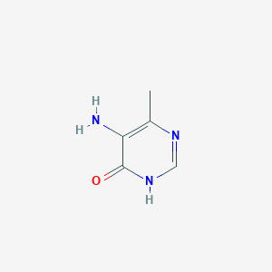 molecular formula C5H7N3O B1496518 5-Amino-6-methylpyrimidin-4(1H)-one CAS No. 14675-49-1