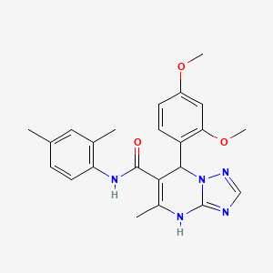 7-(2,4-dimethoxyphenyl)-N-(2,4-dimethylphenyl)-5-methyl-4,7-dihydro[1,2,4]triazolo[1,5-a]pyrimidine-6-carboxamide