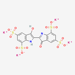 molecular formula C16H6K4N2O14S4 B1496520 Potassium indigotetrasulfonate CAS No. 28699-96-9