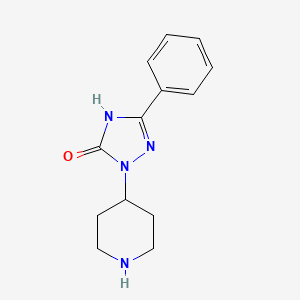 molecular formula C13H16N4O B1496522 5-Phenyl-2-piperidin-4-YL-2,4-dihydro-[1,2,4]triazol-3-one 