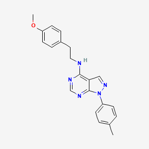 N-[2-(4-methoxyphenyl)ethyl]-1-(4-methylphenyl)-1H-pyrazolo[3,4-d]pyrimidin-4-amine