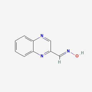 molecular formula C9H7N3O B1496524 Quinoxaline-2-carbaldehyde oxime CAS No. 112032-32-3
