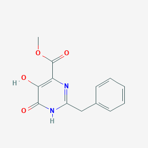 molecular formula C13H12N2O4 B1496528 2-Benzyl-5,6-dihydroxy-pyrimidine-4-carboxylic acid methyl ester CAS No. 519032-07-6