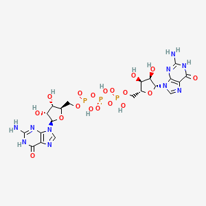 molecular formula C20H27N10O18P3 B1496533 二鸟苷酸-5'-三磷酸 CAS No. 6674-45-9