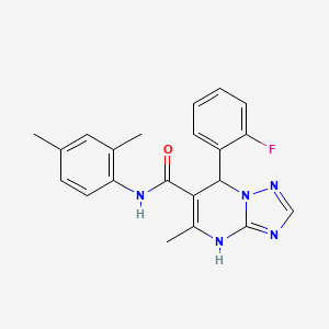 N-(2,4-dimethylphenyl)-7-(2-fluorophenyl)-5-methyl-4,7-dihydro[1,2,4]triazolo[1,5-a]pyrimidine-6-carboxamide