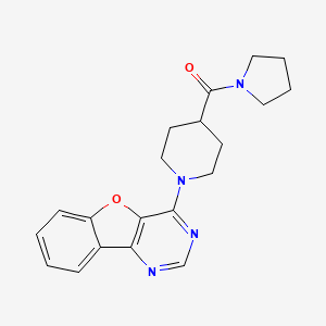 [1-([1]Benzofuro[3,2-d]pyrimidin-4-yl)piperidin-4-yl](pyrrolidin-1-yl)methanone