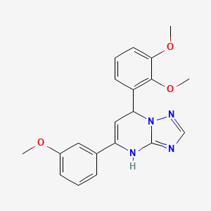 7-(2,3-Dimethoxyphenyl)-5-(3-methoxyphenyl)-4,7-dihydro[1,2,4]triazolo[1,5-a]pyrimidine